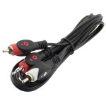 Cablu jack 3,5mm tata - RCA tata x 2, 1,8m - 401811