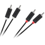 Cablu 2xRCA tata - 2xRCA tata, 1m, Cabletech - 401903