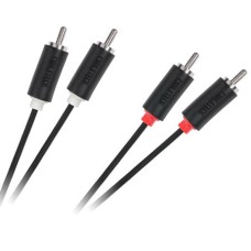 Cablu 2xRCA tata - 2xRCA tata, 1m, Cabletech - 401903