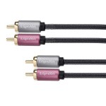 Cablu 2xRCA tata - 2xRCA tata, 1,8m, Kruger&Matz - 401917