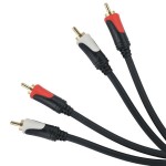 Cablu 2xRCA tata - 2xRCA tata, 10m, Cabletech - 401918