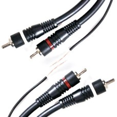Cablu 2xRCA tata - 2xRCA tata, 5m, cu fir pentru remote - 401931