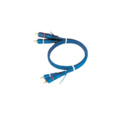 Cablu 2xRCA tata - 2xRCA tata, 5m, cu fir pentru remote - 401936