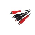 Cablu 2xRCA tata - 2xRCA mama, 10m, 401944