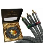 Cablu 3xRCA tata - 3xRCA tata, 1,8m, Gold Edition, Cabletech - 401949