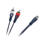 Cablu 2xRCA tata - 1xRCA mama, 0,2m - 401973 Cablu 2xRCA tata - 1xRCA mama, 0,2m - 401973