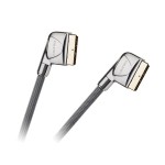 Cablu Scart tata - Scart tata, 21 pin, 1,8m, Gold Edition, Cabletech - 401991