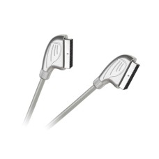 Cablu Scart tata - Scart tata, 21 pini, 3m, argintiu - 401999