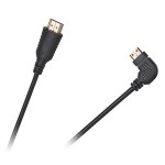 Cablu HDMI tata - HDMI tata, cotit, 1,5m - 402078 Cablu HDMI tata - HDMI tata, cotit, 1,5m - 402078