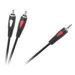Cablu jack 3,5mm, RCA tata, 3m, Eco Line, Cabletech - 402099