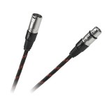 Cablu microfon, XLR tata - XLR mama, 3m - 402221