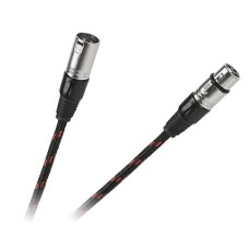 Cablu microfon, XLR tata - XLR mama, 5m - 402222 Cablu microfon, XLR tata - XLR mama, 5m - 402222