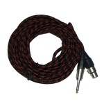 Cablu microfon, jack 6,3mm tata - XLR mama, 5m - 402224