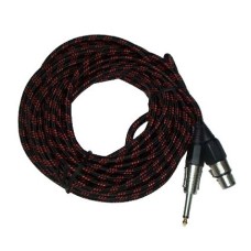 Cablu microfon, jack 6,3mm tata - XLR mama, 5m - 402224