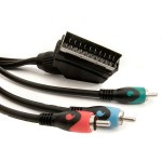 Cablu scart - 3xRCA tata, lungime 2m - 402861