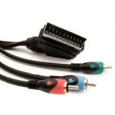 Cablu scart - 3xRCA tata, lungime 2m - 402861