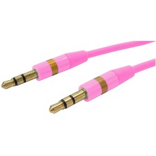 Cablu jack tata - tata, roz, 1m - 127763