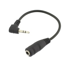 Cablu adaptor jack tata 2,5mm - jack 3,5mm mama, lungime 15cm - 127998
