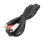 Cablu jack 3,5mm tata - 2 x RCA tata, 3m - 401824