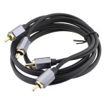 Cablu 2xRCA tata - 2xRCA tata, 1m, Kruger&Matz - 401910