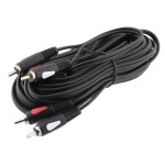 Cablu RCA x2 tata, RCA x2 tata, 10m, Eco Line, Cabletech - 402110