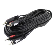 Cablu RCA x2 tata, RCA x2 tata, 10m, Eco Line, Cabletech - 402110
