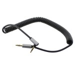 Cablu jack tata la jack tata 3,5mm, 1,8m, spiralat, Kruger&Matz - 402714