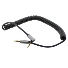 Cablu jack tata la jack tata 3,5mm, 1,8m, spiralat, Kruger&Matz - 402714