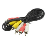 Cablu 3xRCA tata la 3xRCA tata, lungime 1,5 m, L100758