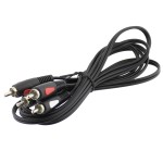 Cablu RCA x2 tata, RCA x2 tata, 1,8m, Eco Line, Cabletech, L100817