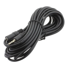 Cablu prelungitor Jack 3,5mm tata la jack 3,5mm mama, 5m, L102181
