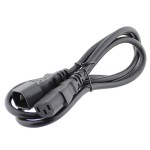 Cablu alimentare IEC C13 mama, IEC C14 tata, 1m, Schurter - 020820