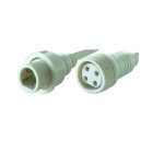 Pereche conectori 4 pini, rezistent la umiditate, 15cm - 128123