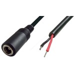 Cablu alimentare DC, 2,5x5,5x11mm, lungime 1m - 128253