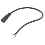 Cablu alimentare DC, 2,5x5,5x10mm, lungime 0,25m - 128254
