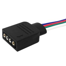 Cablu alimentare DC, 4 pini, mama, compatibil cu benzi RGB, C4-10M, 9cm, 173071