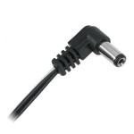 Cablu alimentare DC, 2,5x5,5mm, cotit, 30cm - 402574