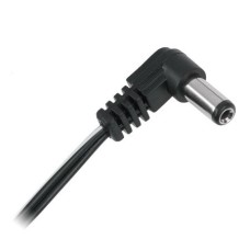 Cablu alimentare DC, 2,5x5,5mm, cotit, 30cm - 402574