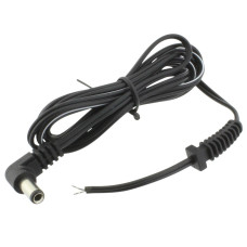 Cablu de alimentare DC, cu mufa in unghi, 2.5x5.5 mm, L102689