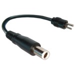 Cablu de alimentare 5,5x8x14mm, cu 2 pini, lungime 10cm - 128054