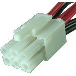 Cablu de semnal, 6 pini, tata, lungime 20cm - 128076