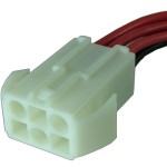 Cablu de semnal, 6 pini, mama, lungime 25cm - 128077