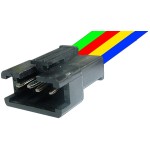 Cablu de semnal, 4 pini, tata, lungime 20cm - 128084