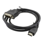 Cablu HDMI tata, la DVI-D, Single Link tata, 1,5m, 201931