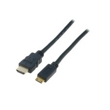 Cablu HDMI tata, mini HDMI tata, 2m, negru, ASSMANN, AK-330106-020-S, T199488