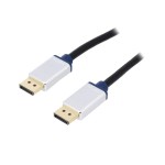 Cablu DisplayPort tata, DisplayPort tata, 1.5m, negru, LOGILINK, BDPM15, T199544