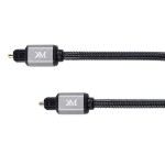 Cablu optic Toslink tata - tata, 1m, Kruger&Matz - 401864 Cablu optic Toslink tata - tata, 1m, Kruger&Matz - 401864