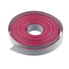 Cablu panglica 12 fire, gri, 1m, 128556