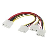 Adaptor alimentare Molex, 1 tata - 3 mama - 128220