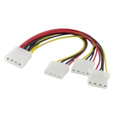 Adaptor alimentare Molex, 1 tata - 3 mama - 128220